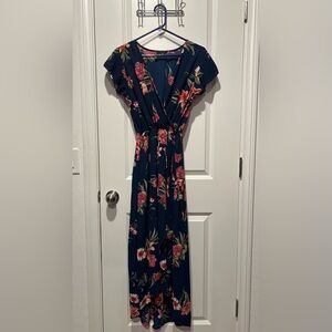 Floral Navy Dress